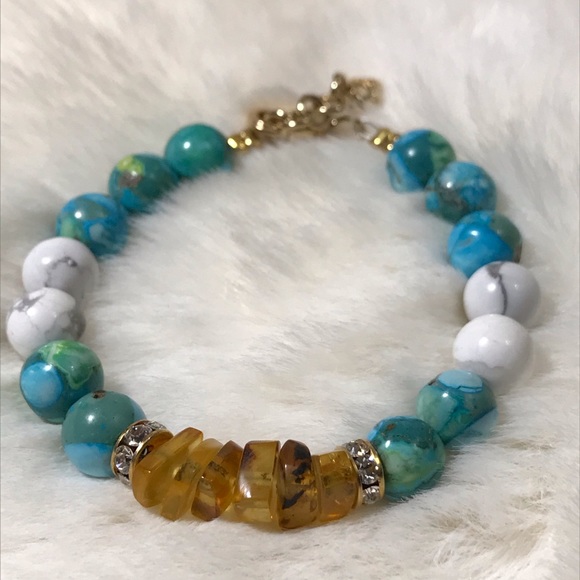 Genuine Amber Bracelet - Picture 5 of 6